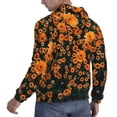 thumbnail image 6 of Naloa Daisies Men's Casual Hooded Collar Drawstring Hoodies Pullover Sweatshirts Casual Long Sleeve Shirts-4X-Large, 6 of 7