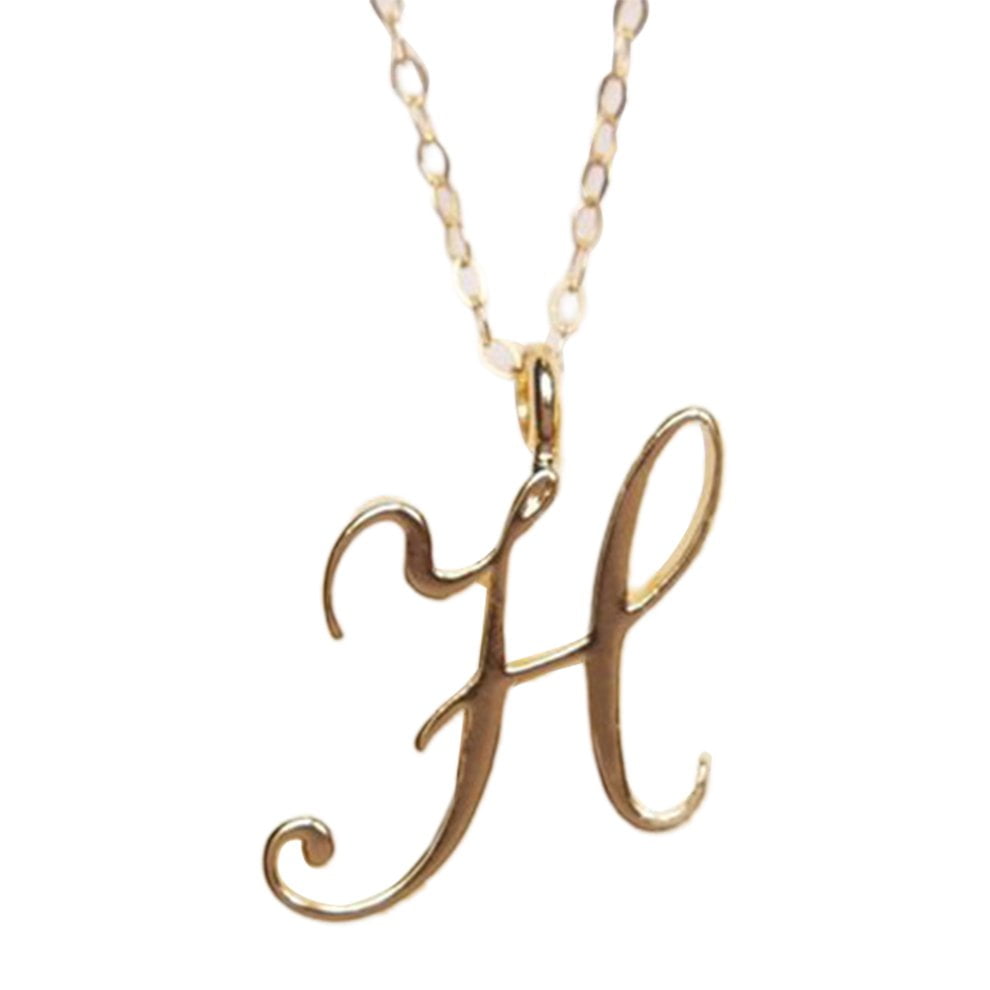 26 English Letters Initial Alphabet Cursive Name Word Necklace Gold Necklace Walmart Canada 26 English Letters Initial Alphabet Cursive Name Word Necklace Gold Necklace Walmart Canada