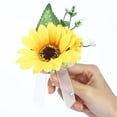 9 Pieces Artificial Flowers Corsage Boutonniere Set,Simulation