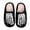 2-Black, variant on Unisex Halloween Slippers Spooky Ghost Slippers Cute Cozy Warm Plush Slip-On House Indoor and Outdoor Shoes