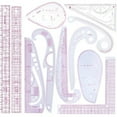 thumbnail image 2 of Multifunctional French Curve Ruler Soft Plastic Patchwork Ruler Measure Dressmaking Drawing Template Craft Sewing Tools, 2 of 9