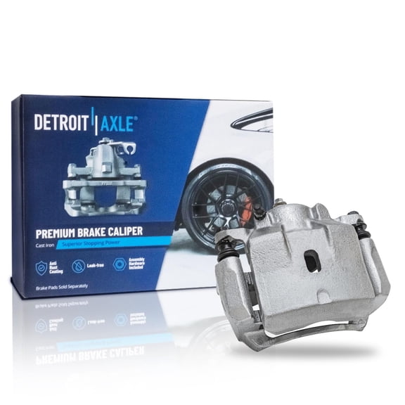 Detroit Axle - Front Right Brake Caliper for 2004-2012 Chevrolet Malibu 2005-2010 Pontiac G6 2007-2009 Saturn Aura Sky, Passenger Side Brake Caliper w/ Bracket Replacement