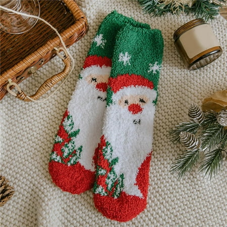 

KEUSN Womens Christmas Socks Gifts For Women Funny Novelty Colorful Cotton Holiday Socks
