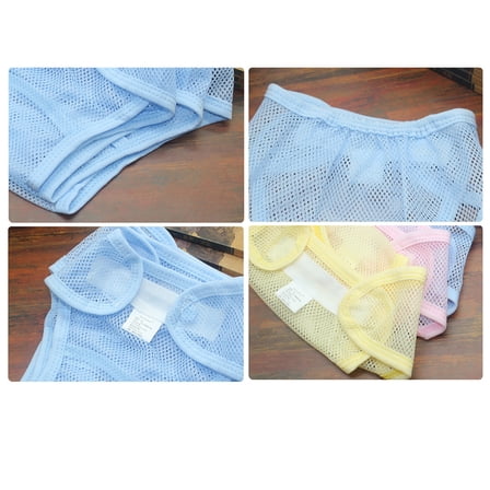 WHAMVOX 3 PCS Mesh Pants and Diapers Non-waterproof Diapers Baby 100
