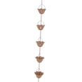 thumbnail image 1 of Cadena de bajante de lluvia de 3,3 pies Metal exterior Estilo A Perfecl, 1 of 8
