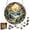 D, variant on CookMate Acrylic Suncatcher Puzzle (Style E),7.4in Stained Glass Window Hanging,Golden Sunset Landscape DIY Craft Kit for Mom Birthday and Home Garden Decor.