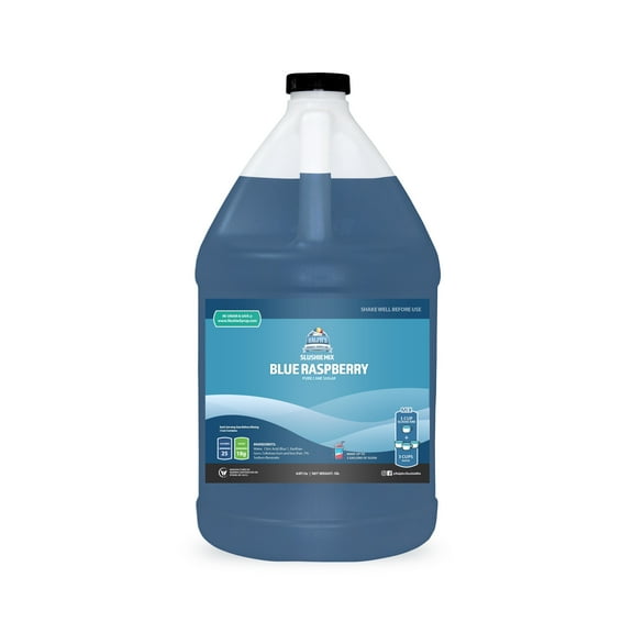 Blue Raspberry Slushie Mix | 64oz Cane Sugar Sweetened Concentrated | Makes 2 Gallons of Slush | Ralph's Slushie Mix
