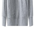 thumbnail image 4 of ‌LYMAYTER Women‌‌ ‌Zip Up Hoodie Casual Oversized Soft Sweatshirt Cozy Long Sleeve Jacket Outerwear‌ S-5XL, 4 of 8