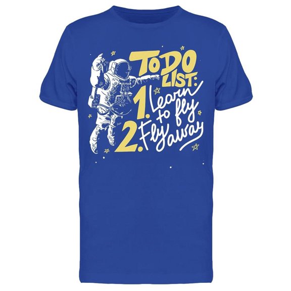 To Do List Learn To Fly Tee Men's -Image by Shutterstock