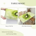 thumbnail image 6 of YFYANG 5FT Rectangular Table Cloth, Waterproof Polyester Watercolor Kiwi Pattern Table Cover, Indoor Outdoor Decorative Tablecloths with Elastic Edge, 6 of 8