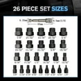 26pcs Screw Extractor Set 2024 New Broken Head Screw Cap Extractor