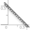 thumbnail image 6 of 14K White Gold Wg 1.5mm Semi-Solid Round Box Chain (20 X 1.5) Made In South Africa bc138-20, 6 of 6