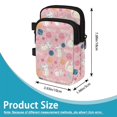thumbnail image 7 of COEQINE Crutch Bag with Straps for Elbow Crutches Cute Cat Meow Pink Forearm Crutch Pouch, Broken Leg Crutch Bag, Daily Essentials Organizer, Hands-Free, Lightweight, 7 of 7