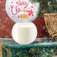 thumbnail image 4 of Plastic Round Ball Bottle, 250ml Refillable Clear Ornament Bottle with Cap for Cold Drinks DIY Christmas Decoration Holiday Party Use, 4 of 8
