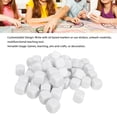 thumbnail image 3 of Blank § Cubes§ Blocks§blank  Cubes§blank Six Sided §blank  Set 50PCS Blank Six Sided  Round Corner Plastic 0.6in  Cubes For Board Games DIY Sticker Math Teaching Party, 3 of 8