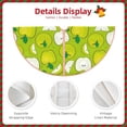 thumbnail image 5 of Kll Green Apple Christmas Tree Skirt 36",Party Decorations Farmhouse For Christmas Decorations Holiday Party, 5 of 8