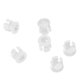 thumbnail image 5 of 200Pcs LED Holder Plastic Flat Buckle Light Emitting Diode Mount for Indicator DIY Experiment 0.1in White, 5 of 5