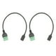 thumbnail image 1 of Conector de tornillo USB 3,1 tipo C hembra a 5 pines, Cable adaptador de enchufe de Terminal sin soldadura, 2 uds., 1 of 8