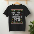 thumbnail image 2 of All I Want For Christmas Is PTO – T-Shirt, Hoodie & Sweatshirt – Funny Work Holiday Apparel – Office Christmas Gift, 2 of 6