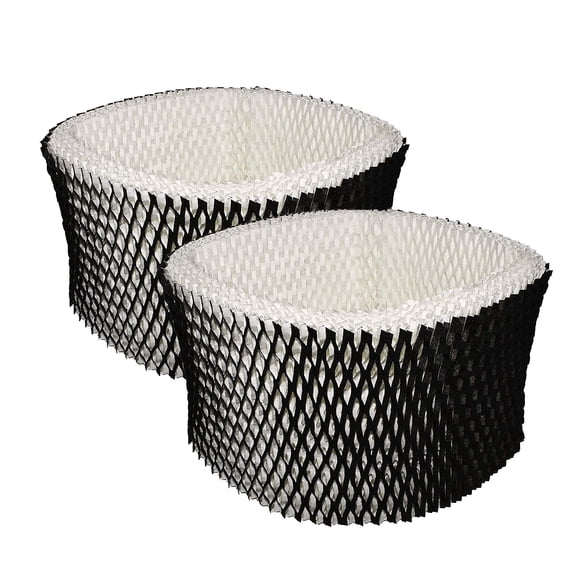 HWF62 Humidifier Filter Replacement Wick Filter A Compatible with BIONAIRE, Holmes, Honeywell, Sunbeam, Vicks by LifeSupplyUSA (2-Pack)
