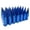 Blue, variant on 32 Black Universal 2pc Extended Spike Lug Nut M12x1.5 Conical Seat Hex 3/4