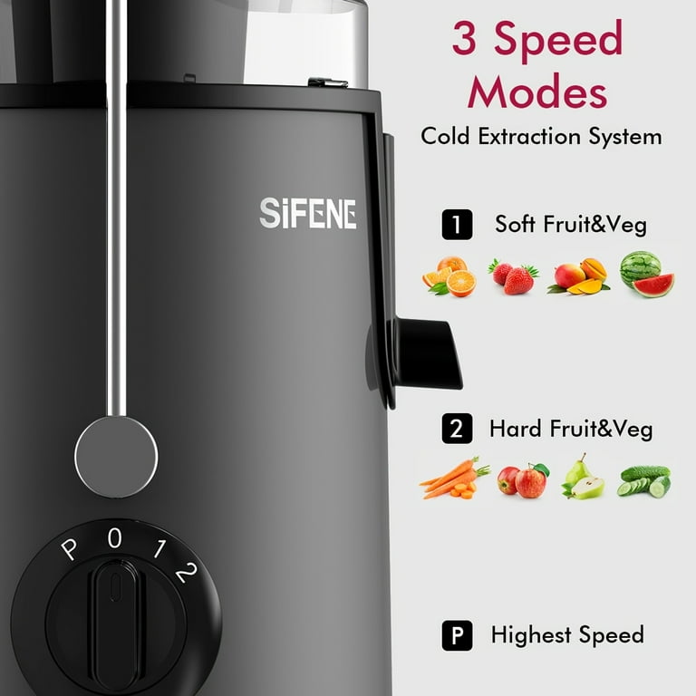 Juicer Machine, 1200W Juicer With 3" Feed Chute For Whole Fruits And