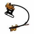 thumbnail image 6 of Rear Hydraulic Disc Brake Assembly Master Cylinder & Caliper Gold Compatible with 70cc 110cc 125cc 140cc 150cc Pit Dirt Bike ATV Fits TaoTao Coolster SSR Apollo Kazuma Baja, 6 of 7