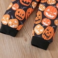 thumbnail image 7 of MEZZALL Kids Boys Halloween O-Neck Pajamas Sets Long Sleeve Tops And Pants Printed Pumpkin Warm Sleepwear Two Piece Night For Fall Winter Trendy Nightwear, 7 of 7