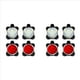 thumbnail image 1 of Juego de 8 Luces LED para Bicicleta Recargables por USB, Luz Delantera y Trasera para Bicicleta, para Montar de Noche, Accesorios para Bicicleta, 1 of 5