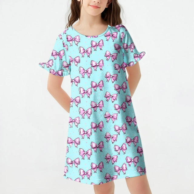 LOVZFMLL Robe d'Été Mignonne Sans Manches pour Tout-Petits Enfants Filles Filles Robe Débardeur de Couleur Unie