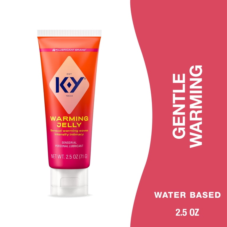 2 pack) K-Y Warming Jelly Lube, Sensorial Personal Lubricant, Glycol Based  Formula, Safe to Use with Latex Condoms, For Men, Women and Couples, 2.5 FL  OZ - Walmart.com