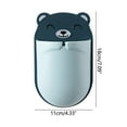 thumbnail image 3 of Punch-Free Bear Rack Bathroom Wall-Mounted Toothbrush Storage Draining Rack Household Bedside Items Storage Box, 3 of 3