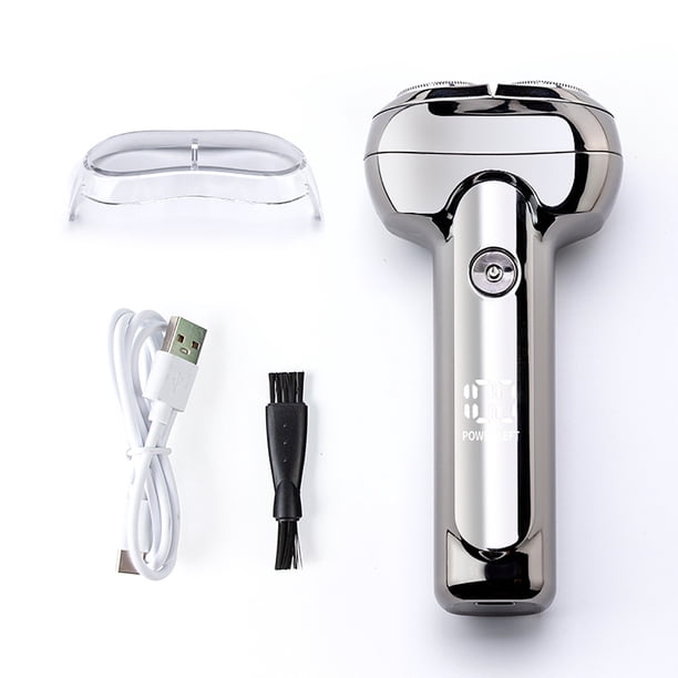 Caja de regalo para afeitadora, mini afeitadora digital para hombres, afeitadora portátil de viaje para coche.