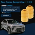 thumbnail image 2 of 2Pack Tope de Eje Trasero para Oldsmobile Bravada 96-01 para Chevrolet Blazer 95-05 para GMC Jimmy 95-01 Tope de Jounce Trasero No.3042BA6951, 2 of 7