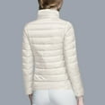 thumbnail image 5 of Blmnix Puffer Jacket Womens Zip Up Warm Puffer Jacket White Womens Jackets, 5 of 6