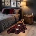 thumbnail image 6 of Gothic Rug Spider Web Indoor Halloween Rug 15.8"x23.6", Plush Gothic Cute Fun Halloween Bathroom Rugs Non Slip Kitchen Mat, Halloween Throw Area Rugs for Front Door Indoor Doormat, 6 of 6