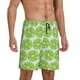 thumbnail image 2 of Fotbe Green Lemon Slices Pantalones Cortos de Pijama para Hombre, Ropa de Dormir, Pantalones de Pijama Cortos para Hombre-Large, 2 of 6