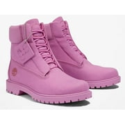 Timberland x Pangaia TB0A5XYF661 Women's Pink 6-Inch Waterproof Ankle Boots C811 (7.5)