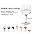 thumbnail image 5 of Under Cabinet Glasses Stoage Stemware Wine Glass Rack Holder for Bar Kitchen, 5 of 7