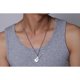 thumbnail image 2 of Collar con colgante de acero inoxidable y cadena para hombre con música de guitarra (colgante de acero), 2 of 5