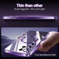 thumbnail image 3 of for Samsung Galaxy S24 Ultra Case（Only）.Magnetic Cover for S24 Ultra，Glossy Slim Thin Soft funda capa para for 6.8 inch.Compatible with MagSafe (Purple), 3 of 18