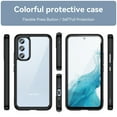 thumbnail image 5 of Dteck for Samsung Galaxy A54 5G Case, Shockproof Advanced Soft TPU Bumper Hard Clear PC Back Slim Fit Anti-Scratch Lightweight Protective Cover, Black, 5 of 8