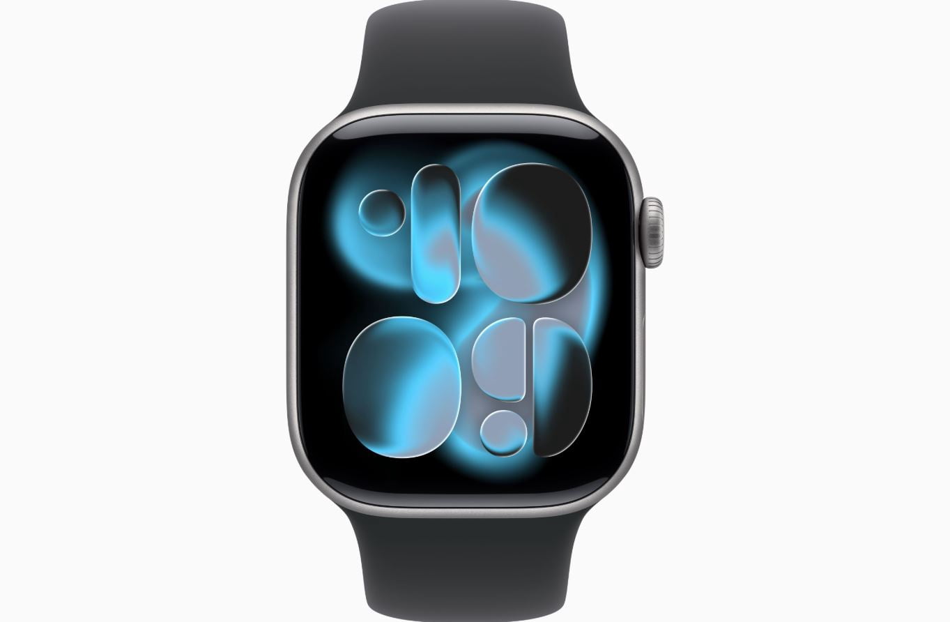 Apple Watch Series 11 - GPS + Cellular - 46MM Space Gray Aluminum Case with Black Sport Band - M/L