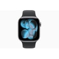 thumbnail image 2 of Restored Apple Watch Series 11 - GPS - 42mm Space Gray Aluminum Case with Black Sport Band - S/M (Refurbished), 2 of 5