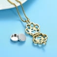 thumbnail image 5 of Pet Cremation Jewelry For Ashes For Dog/Cat Paw Stainless Steel Memorial Locket Urn Necklace Inside Mini Case Keepsake Cremation Jewelry Women Men, 5 of 6