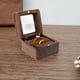 thumbnail image 4 of pstuiky Caja para anillos joyero caja de madera para anillos caja para anillos de compromiso con ranura caja para anillos de boda elegante y retro caja para anillos para propuesta de matrimonio., 4 of 7