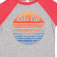 thumbnail image 4 of Inktastic Lake Erie Distressed Retro Sunset Boys or Girls Toddler T-Shirt, 4 of 5