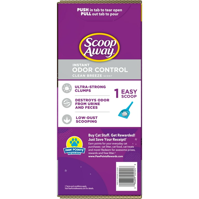 Scoop Away Odor Control Clumping Cat Litter Scented 25 lbs