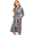 thumbnail image 1 of Peignoir en Polaire Doux et Chaud pour Femmes Kimono Spa, 1 of 5