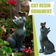 thumbnail image 4 of Cat and Butterfly Curiosity Garden Statue, Curiosity Cat Butterfly Garden Statue Decor Cat Sculpture, 4 of 5